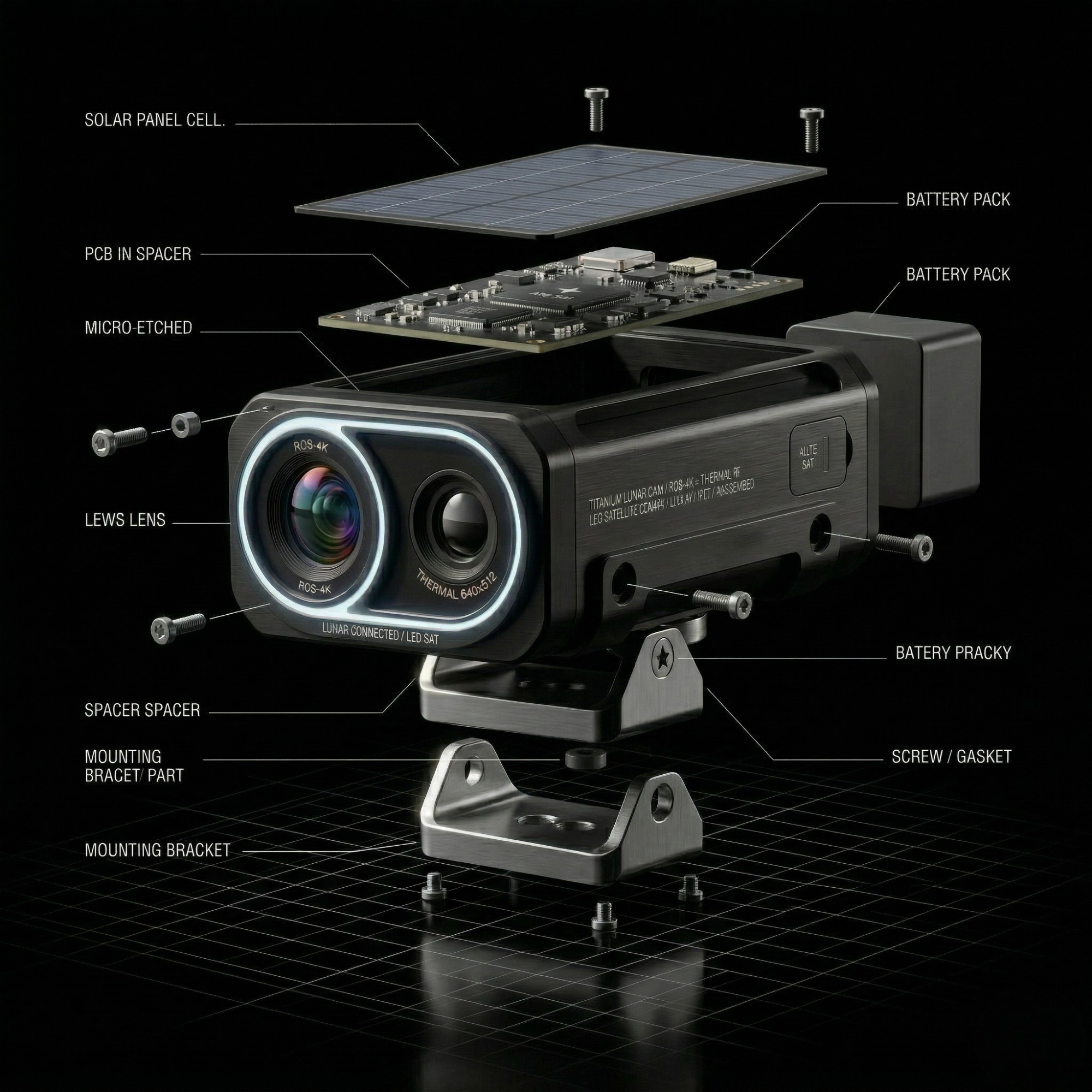 Orvid Sentinel exploded technical view