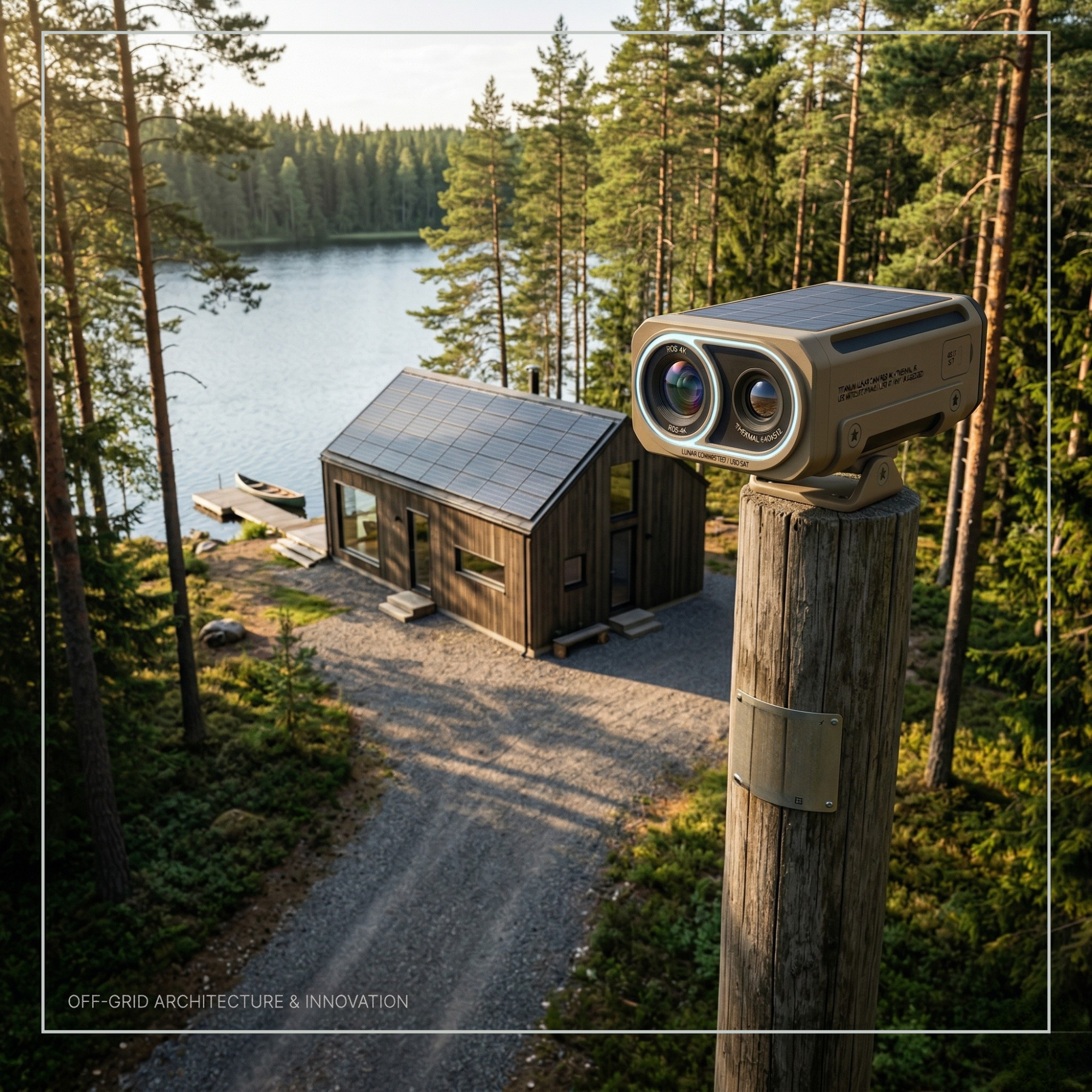 Sentinel at lakeside property