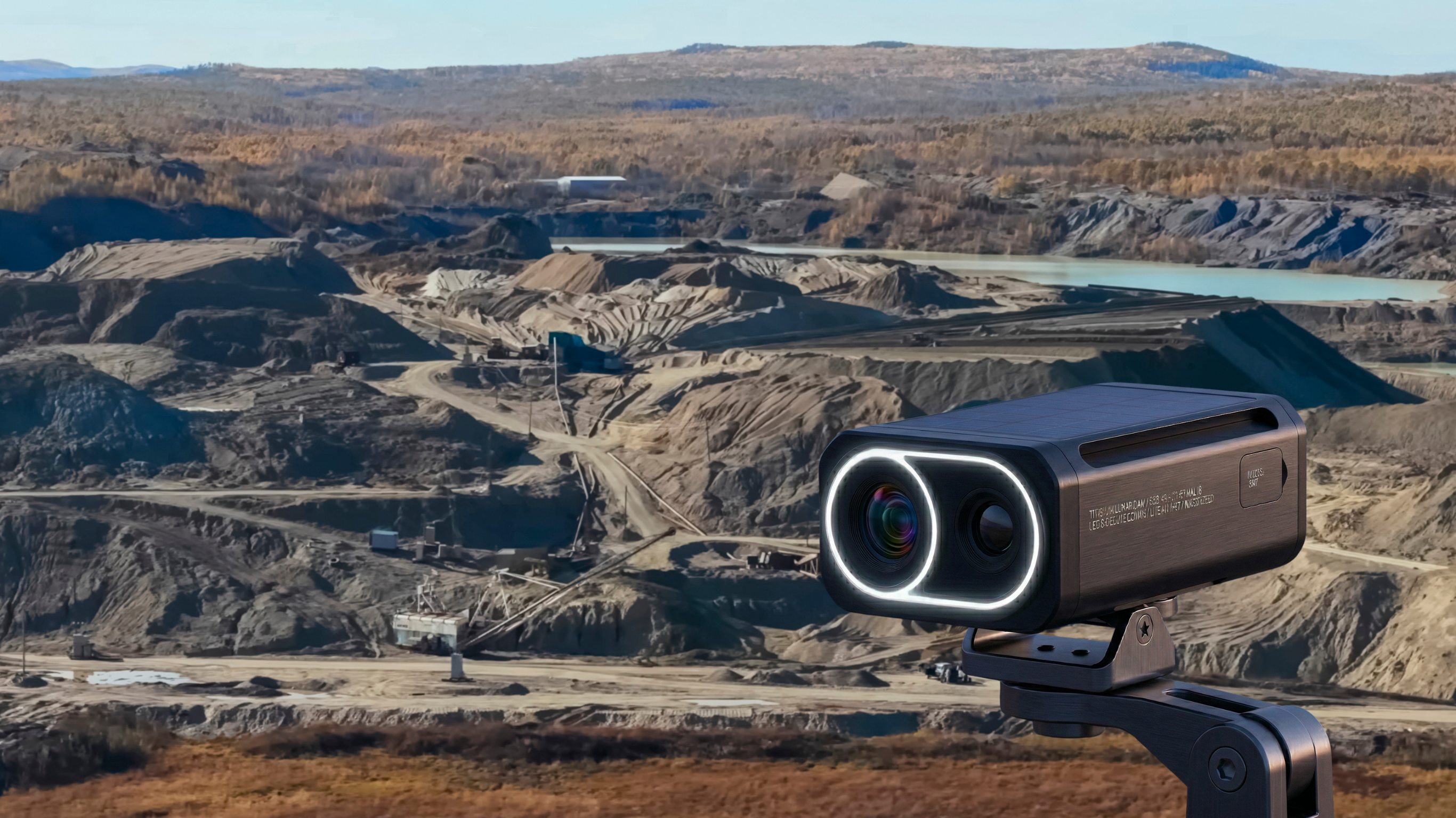 Sentinel overlooking mining operation